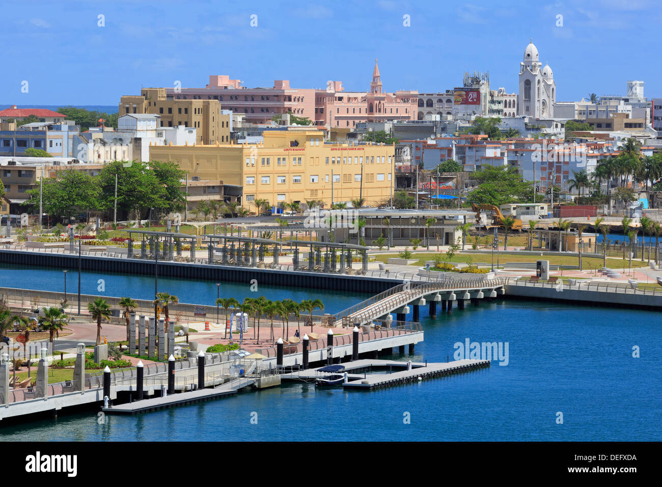 Bahia Urbana in San Juan, Puerto Rico, West Indies, dei Caraibi e America centrale Foto Stock