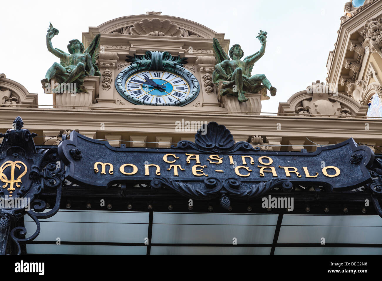 Casino de Monte-Carlo, Monaco, Cote d'Azur, Europa Foto Stock