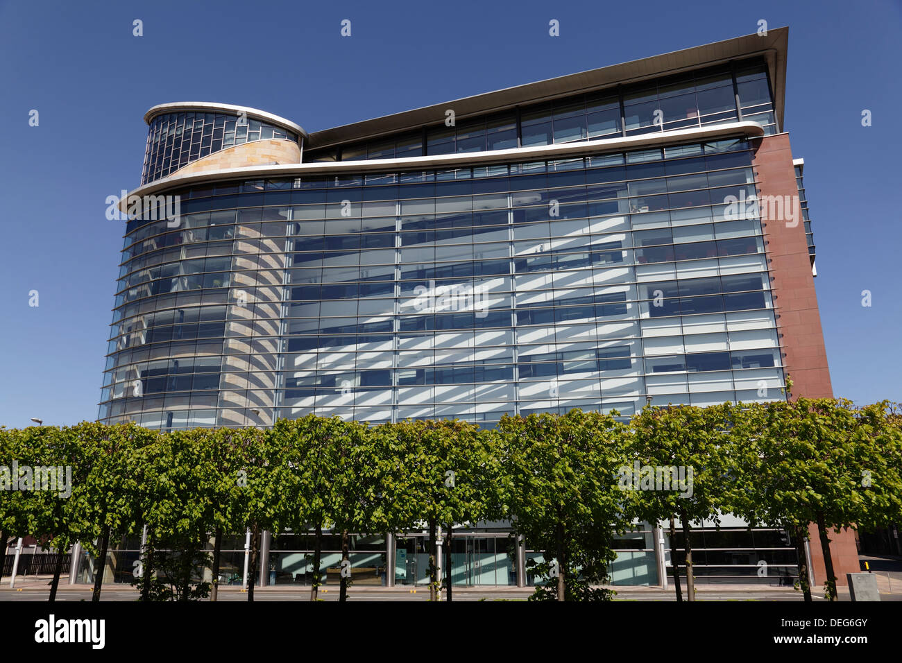 200 Broomielaw, uffici commerciali nell'International Financial Services District, Glasgow City Centre, Scotland, UK Foto Stock