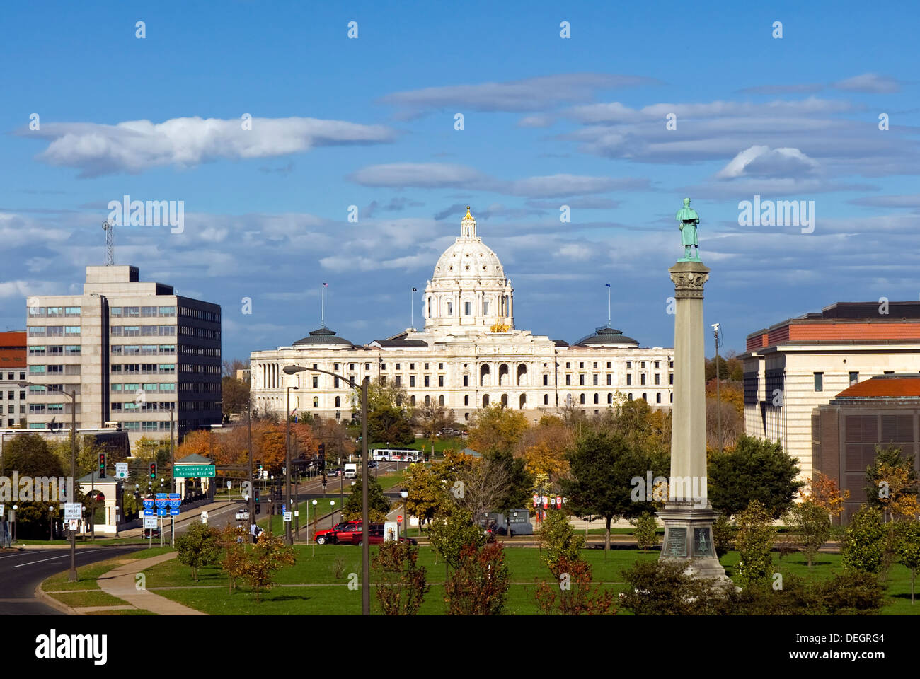 Minnesota State Capitol Building, Saint Paul, Minnesota, Stati Uniti d'America Foto Stock