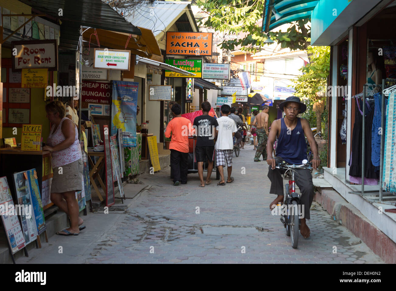Ton Sai Village - Ko Phi Phi - Tailandia Foto Stock