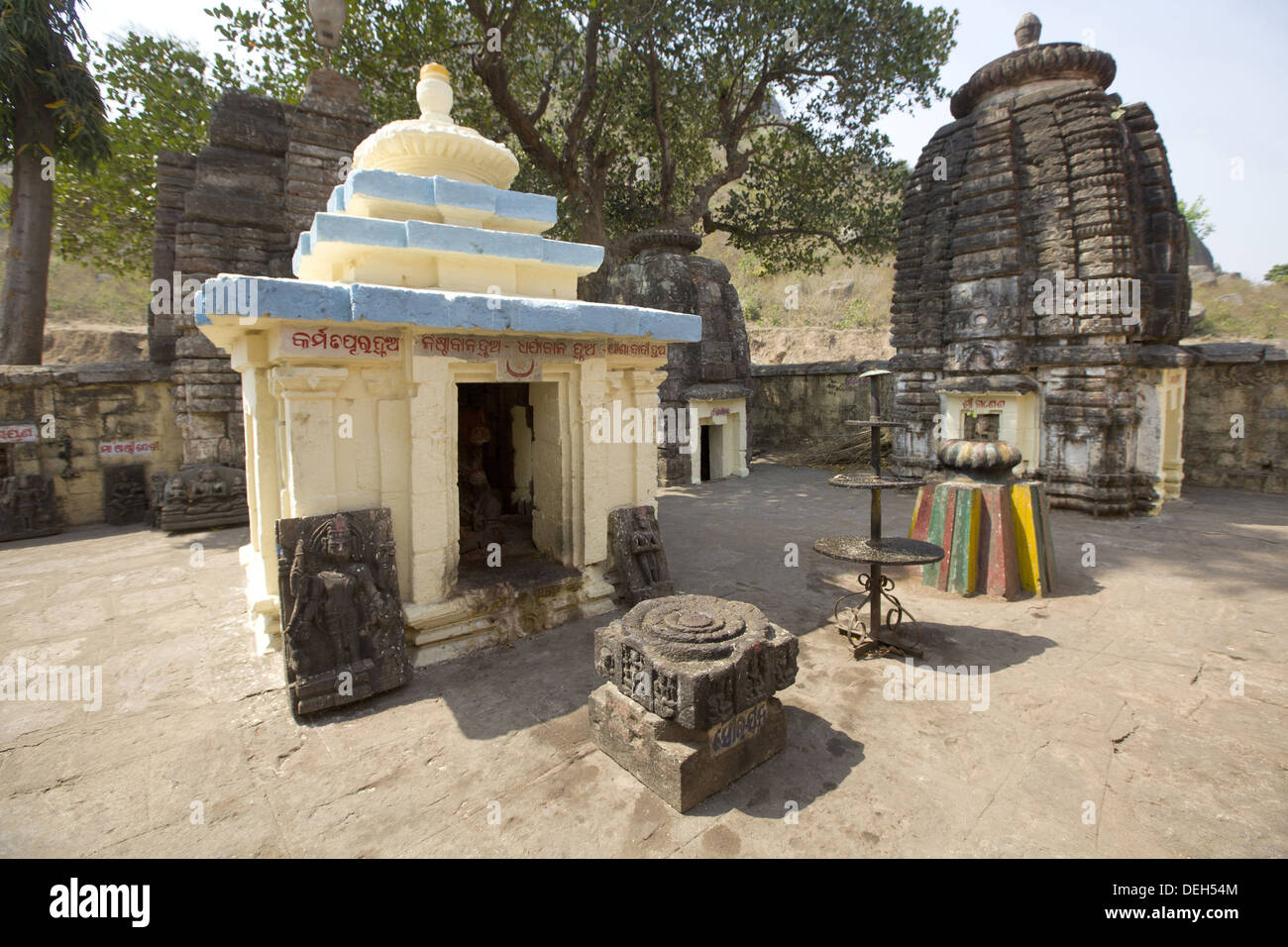 Lingaraj Temple è un tempio indù dedicato a Harihara, una forma di Shiva ed è uno dei più antichi templi di Bhubaneswar. Foto Stock