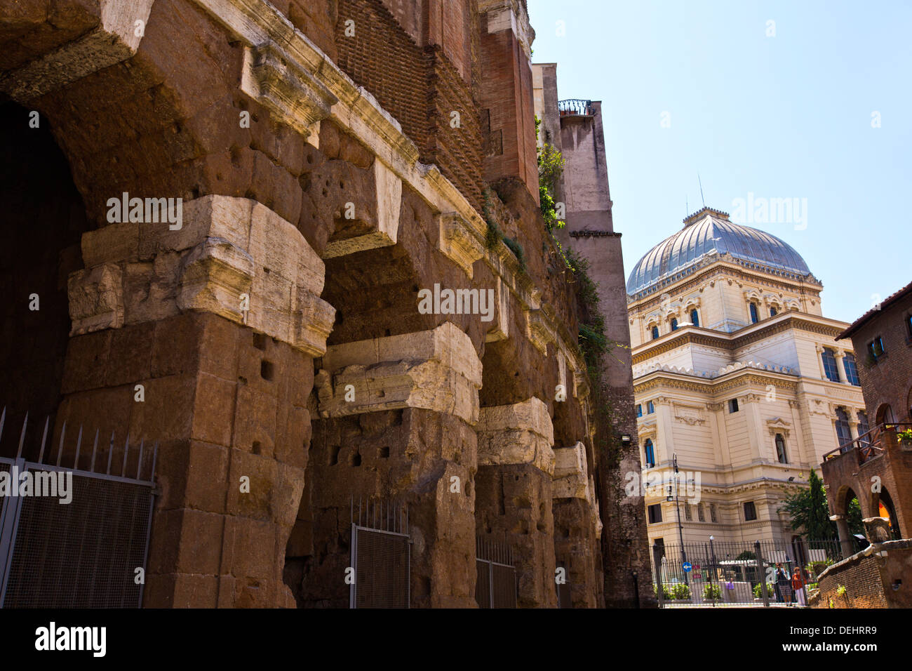 Edifici antichi di Roma, lazio, Italy Foto Stock