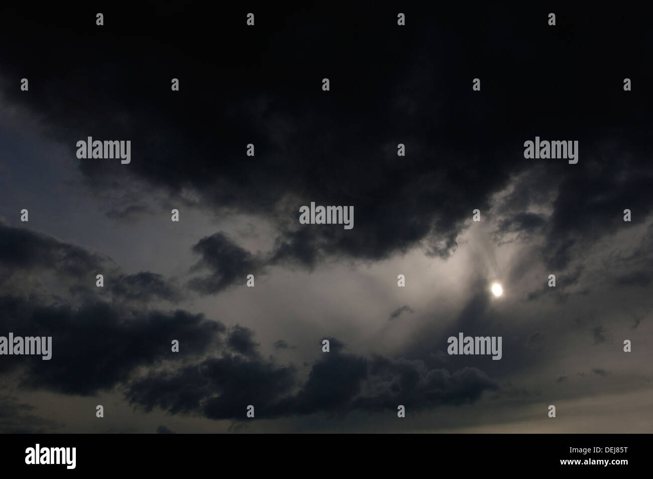 Moody drammatico Sky. Foto Stock