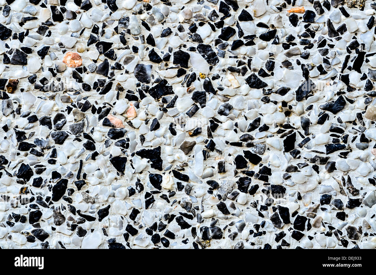 Lavare texture di ghiaia Foto Stock