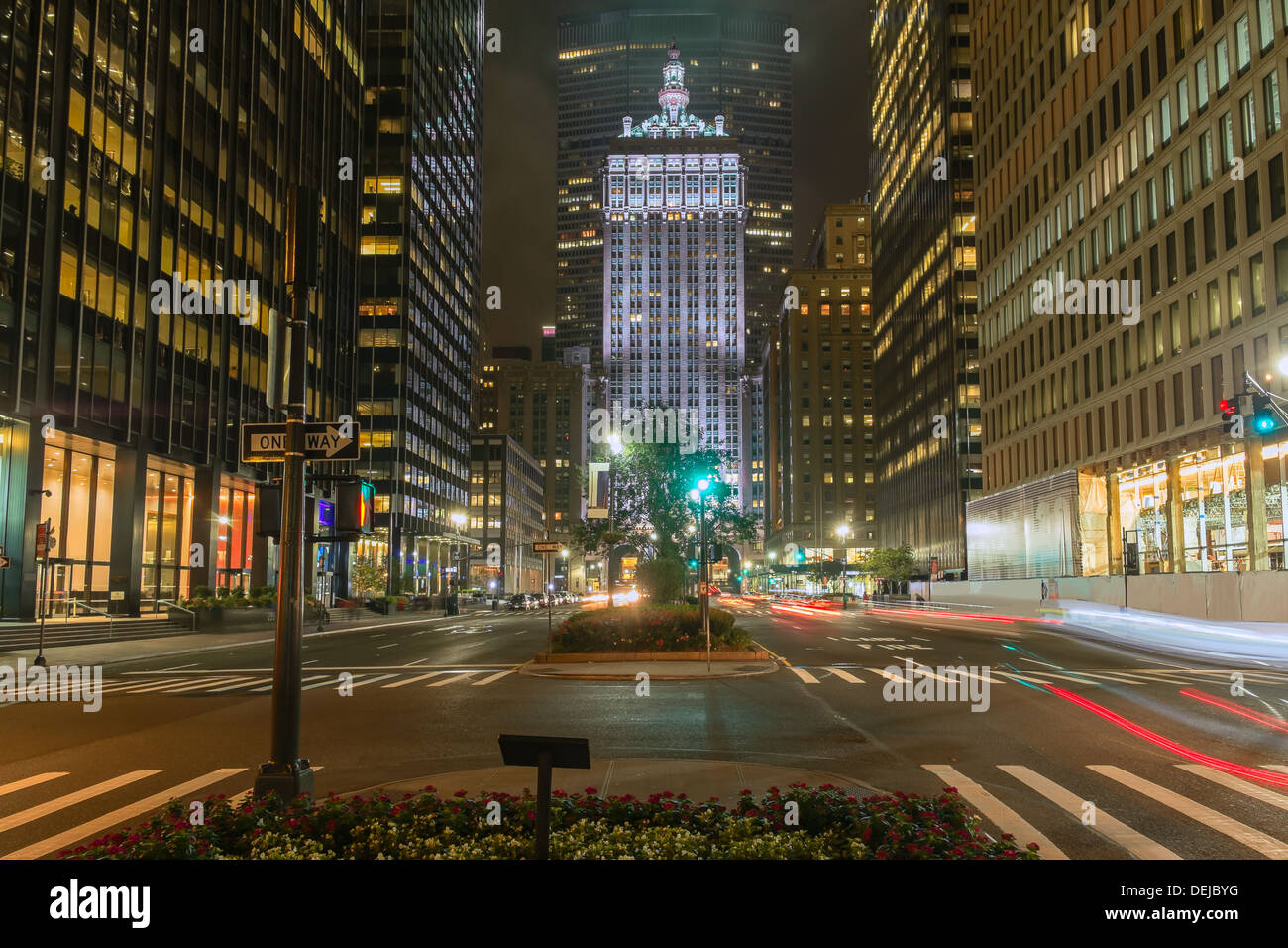 Park Avenue Manhattan Foto Stock