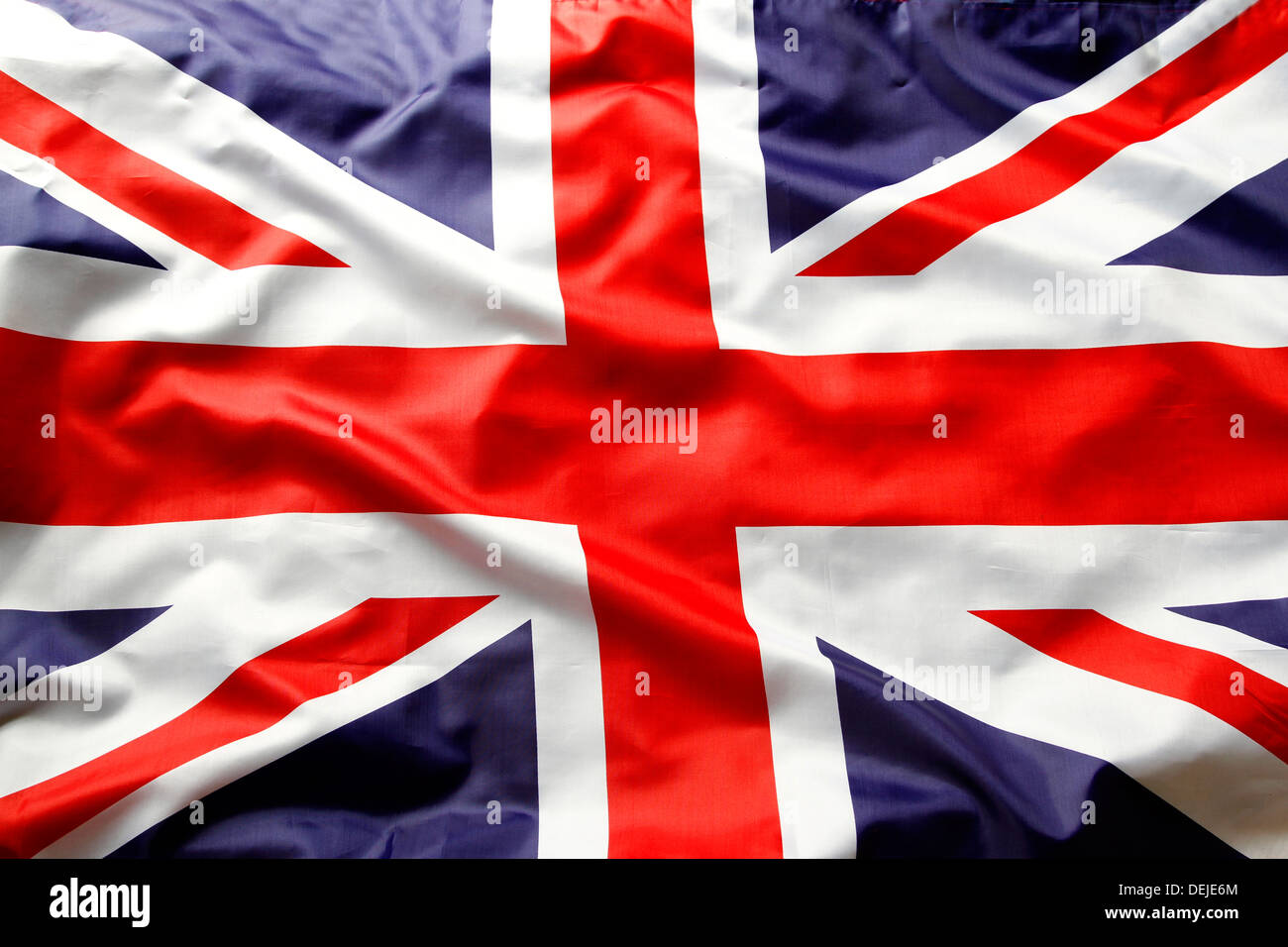 Primo piano della Union Jack flag Foto Stock