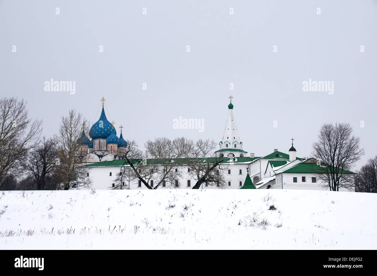L'inverno. Centro storico chiese in Russia, Suzdal' Foto Stock