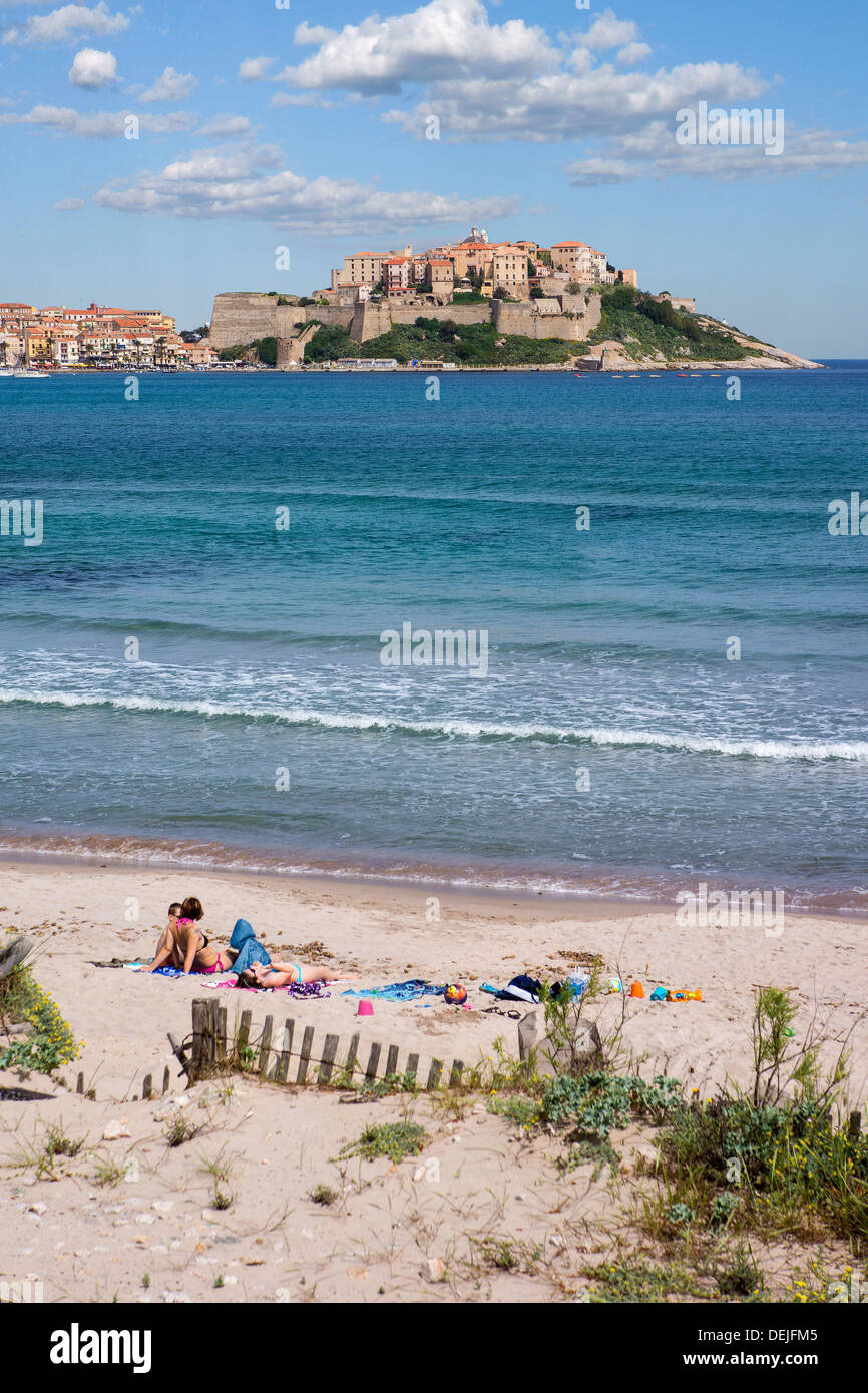 Corsica, Calvi. Foto Stock