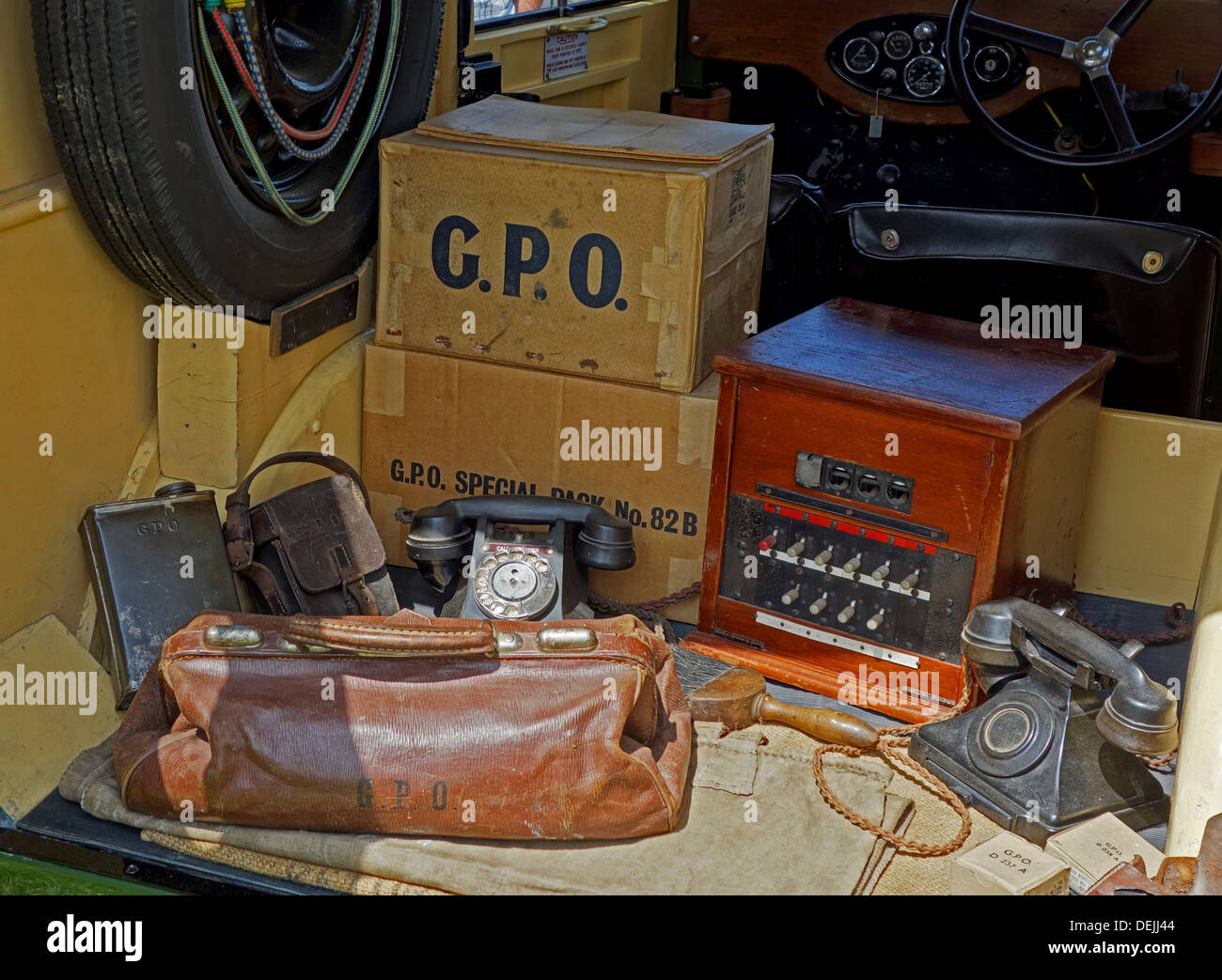 Un ufficio postale ingegneri attrezzature dall epoca 1940/1950 Foto Stock