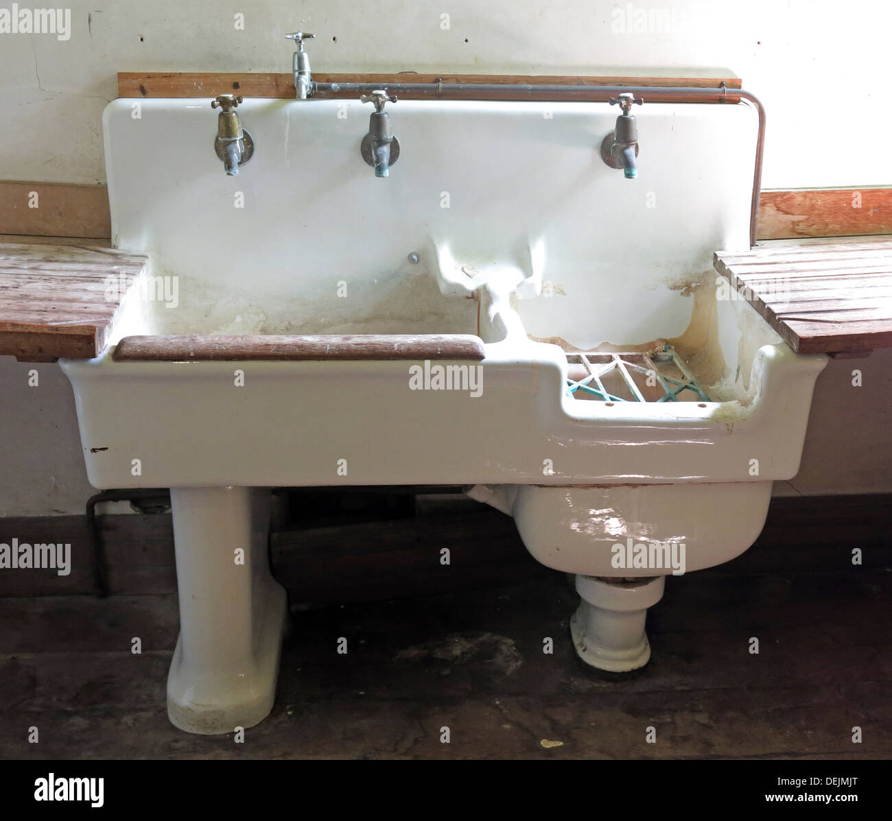 Lavello a Barrington Court,ilminster,Somerset, Inghilterra,UK,NT Foto Stock