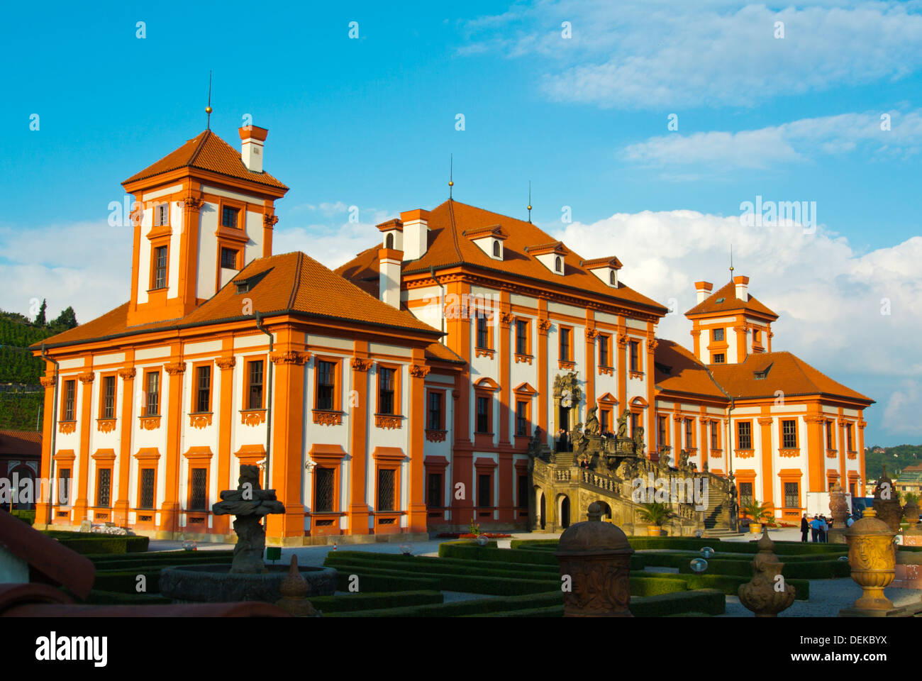 Zamek Troja Il Chateau di Troia (1691) Troja quartiere Praga Repubblica Ceca Europa Foto Stock