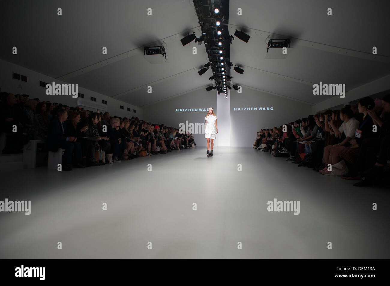 La London Fashion Week 2013 Foto Stock