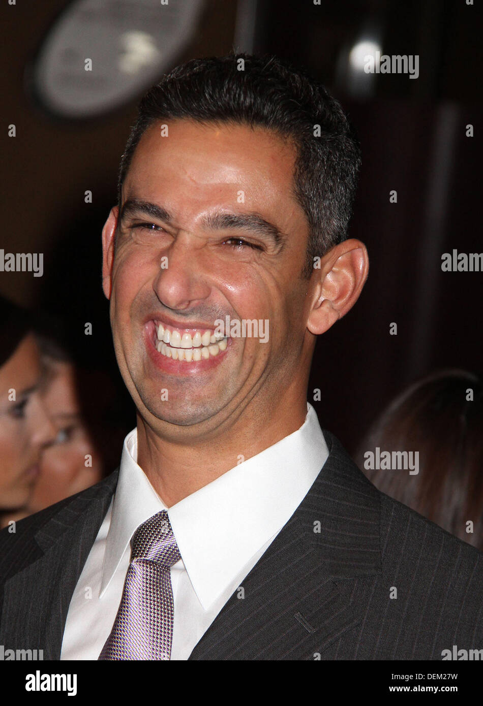 New York, New York, Stati Uniti d'America. Xix Sep, 2013. New York Yankee JORGE POSADA assiste il 2013 Vanidades icone di stile Awards tenutosi presso il Mandarin Oriental Hotel. Credito: Nancy Kaszerman/ZUMAPRESS.com/Alamy Live News Foto Stock