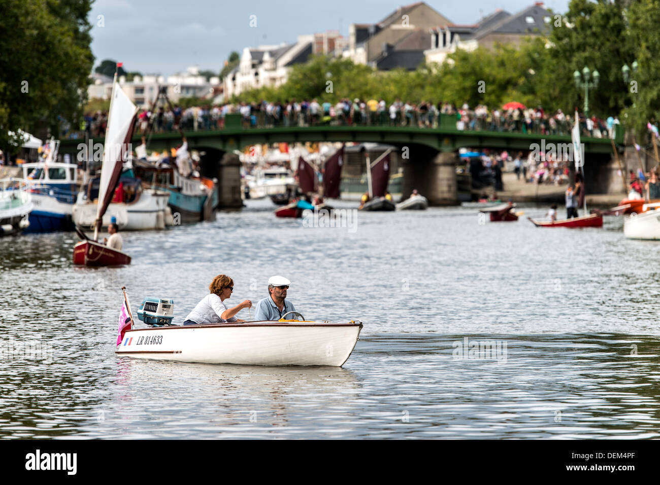 RENDEZ-vous EDRE REGATA Nantes FRANCIA Foto Stock