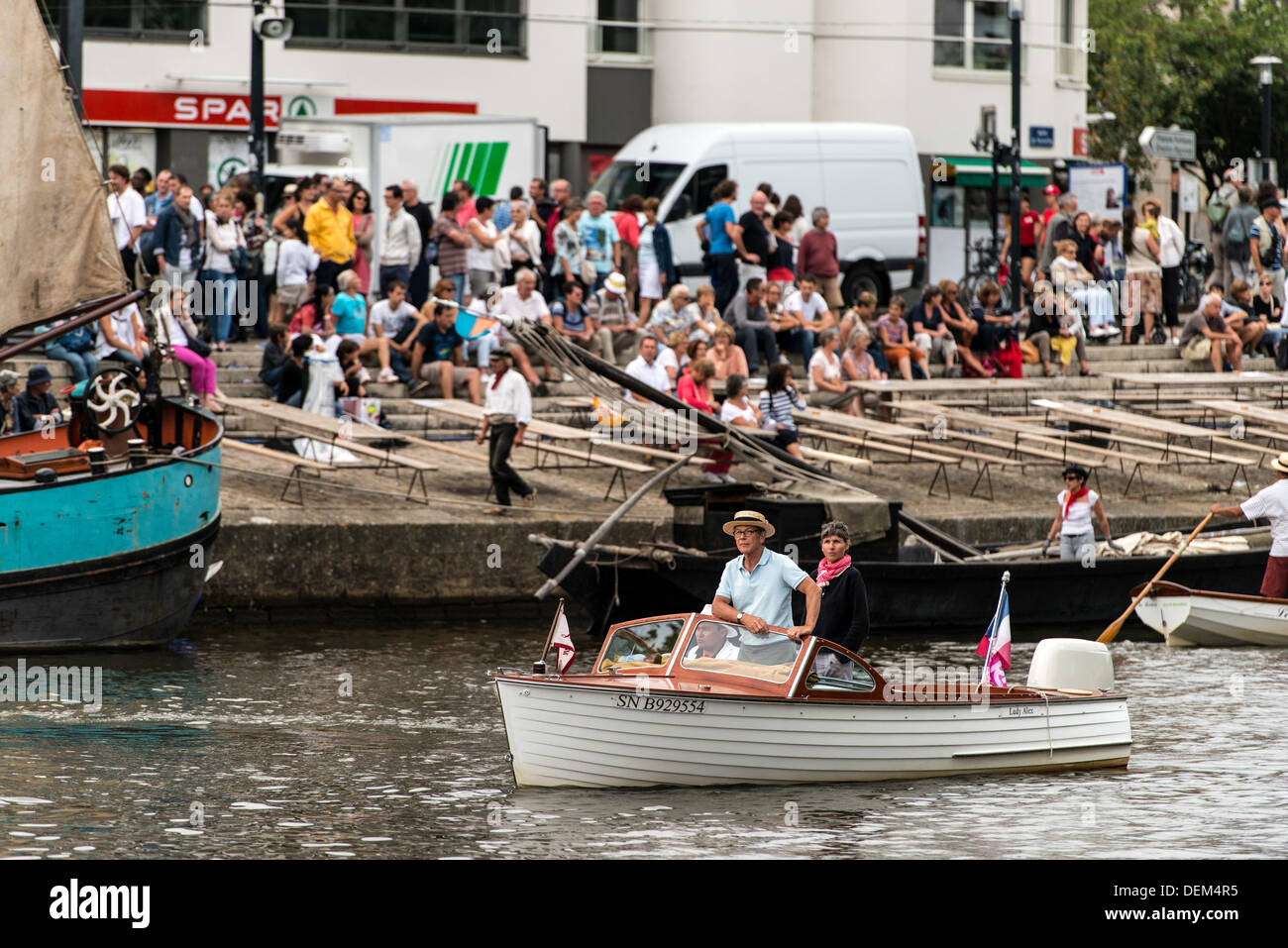 RENDEZ-vous EDRE REGATA Nantes FRANCIA Foto Stock