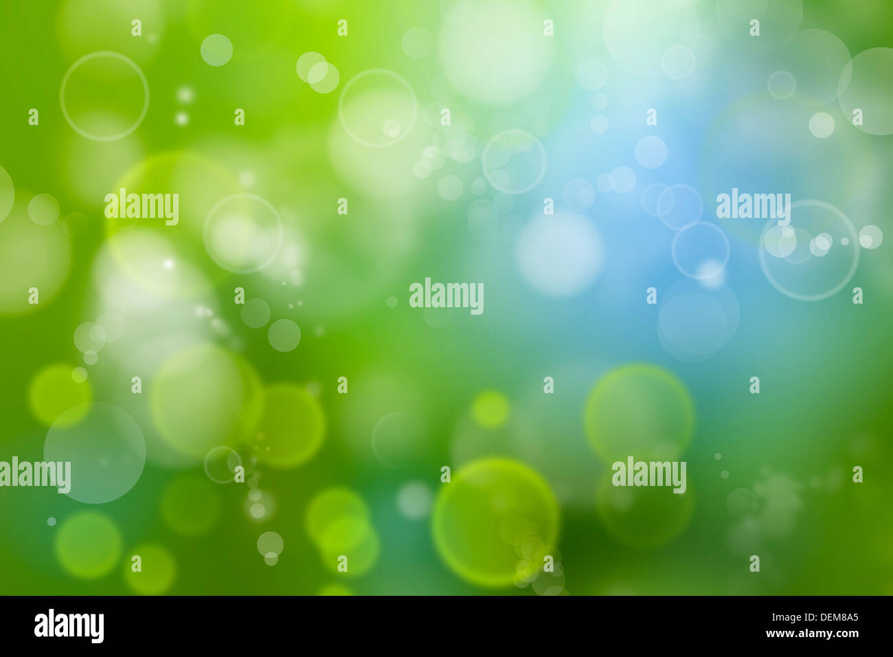 Cerchi abstract verde blu colore di sfondo Foto Stock