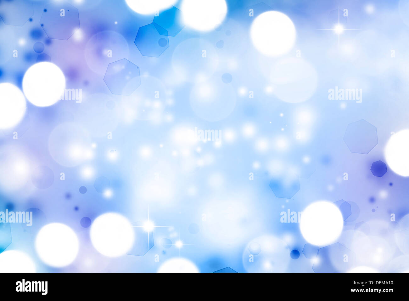 I cerchi blu astratto colore di sfondo Foto Stock
