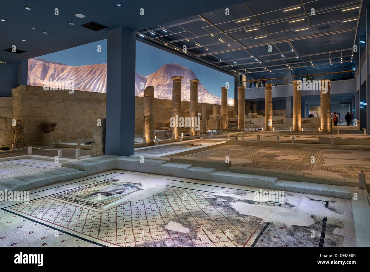 Zeugma mosaico Museo di Gaziantep Turchia Foto Stock