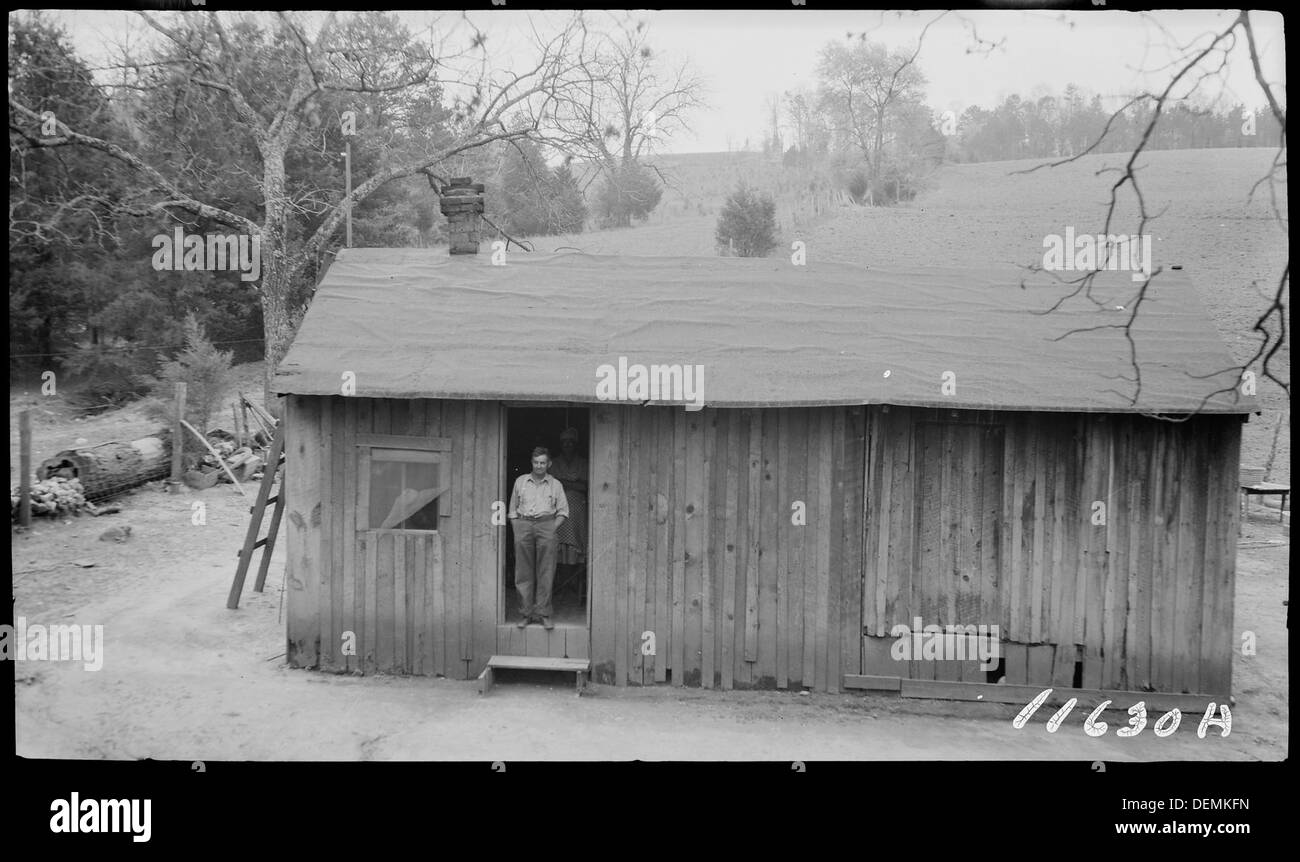 Miglia, S.J., home, l uomo nella porta - 281223 Foto Stock
