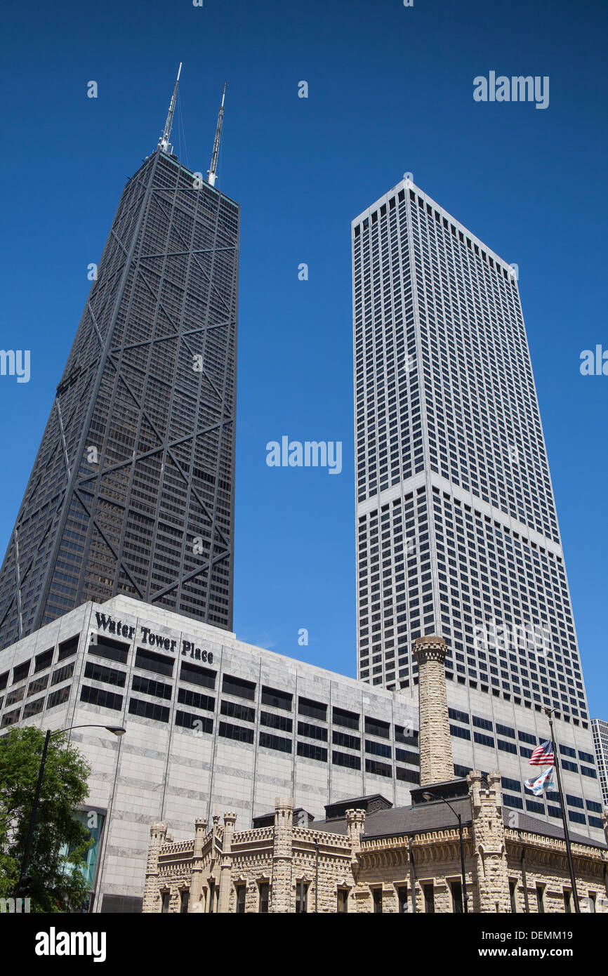 Il John Hancock Center di Chicago Foto Stock