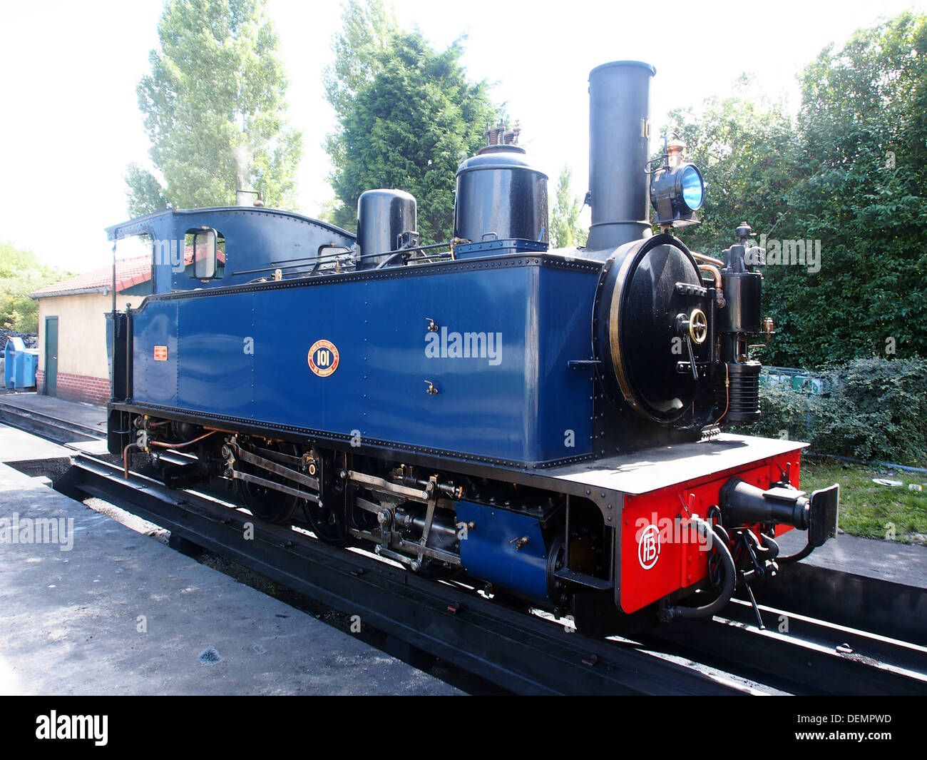 Chemin de fer de la Baie de la Somme, Chemin de Fer dInt A9R A9t Local du Morbihan Loc 101, - §18 Foto Stock