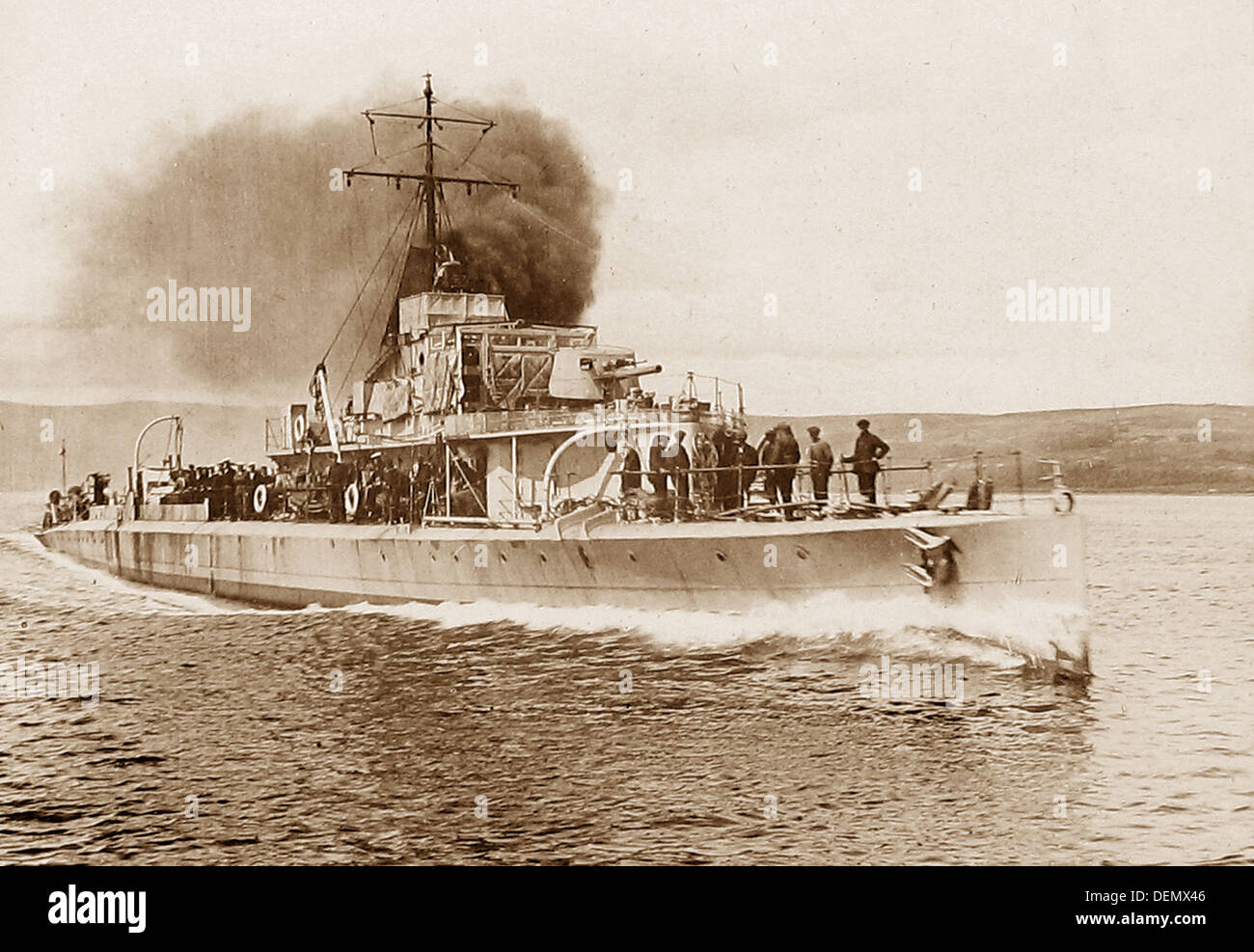 Royal Navy P barca di classe Foto Stock