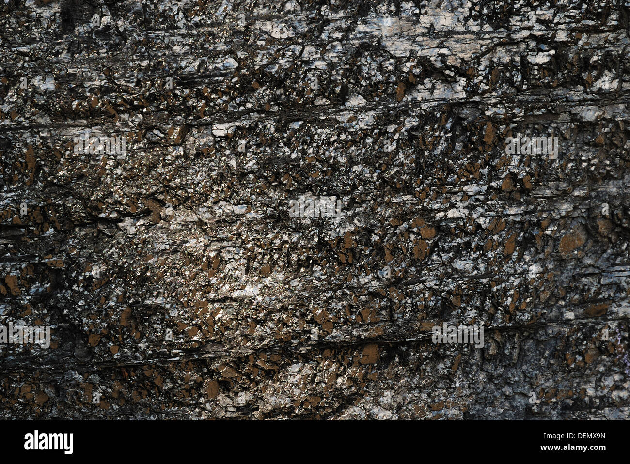 Grumo di carbone nelle vicinanze Foto Stock