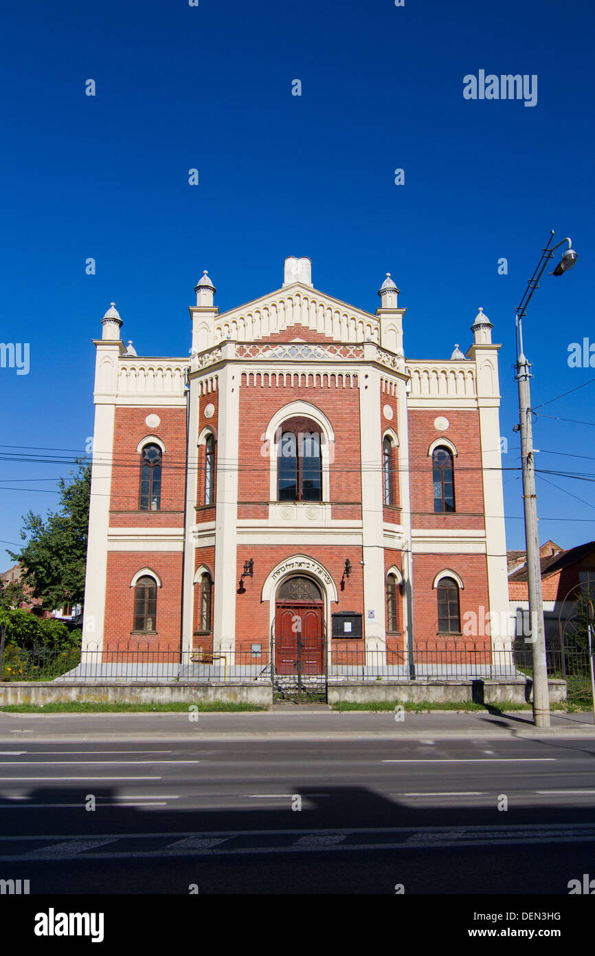 Sinagoga di Hermannstadt (Sibiu) la Capitale Europea della Cultura nel 2007 Foto Stock