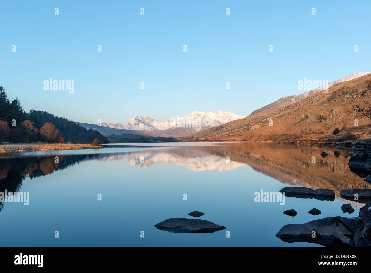 Snowdon Horseshoe, Snowdonia National Park, North Wales, Regno Unito Foto Stock