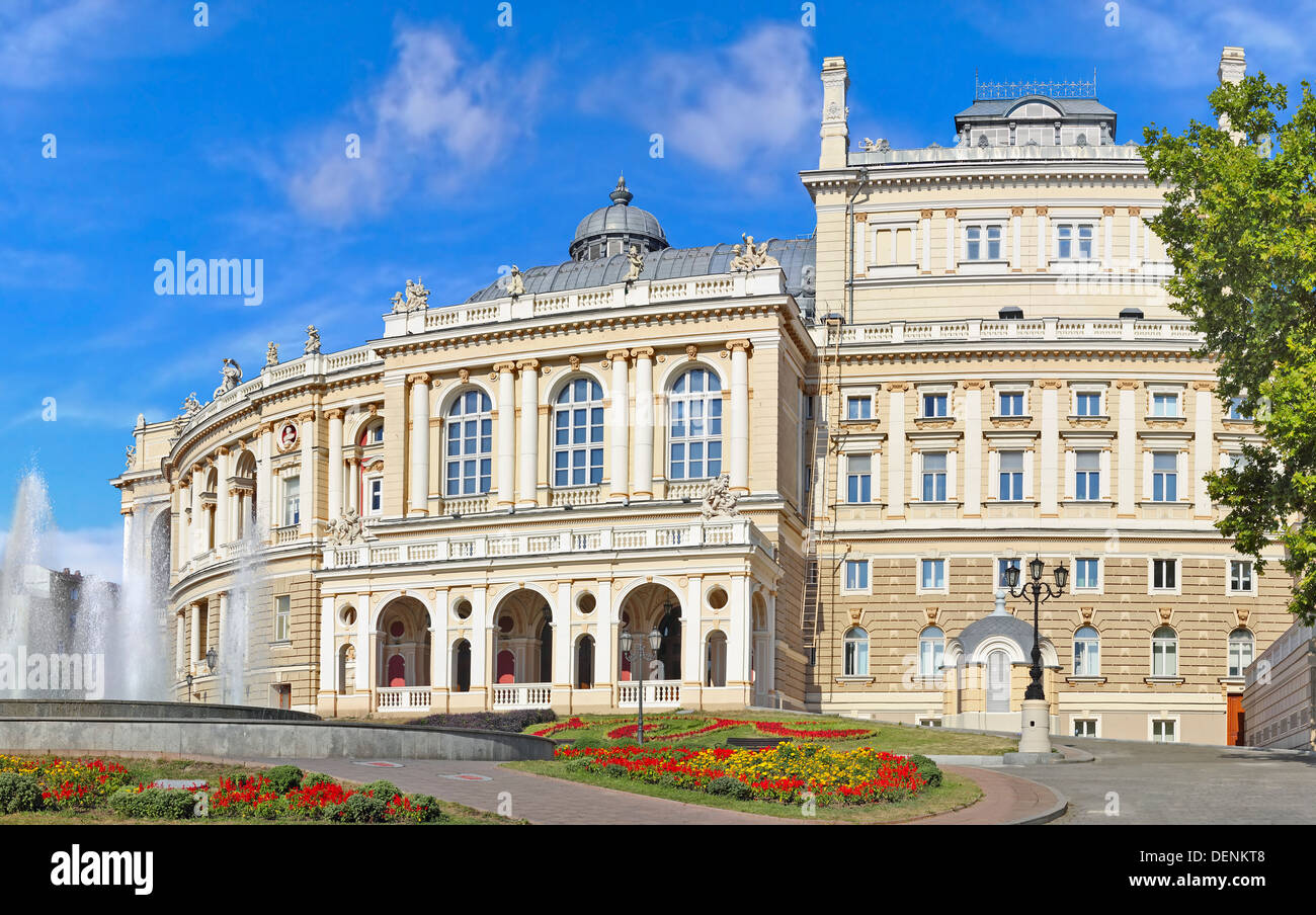 Bella opera e balletto casa in Odessa Ucraina Foto Stock