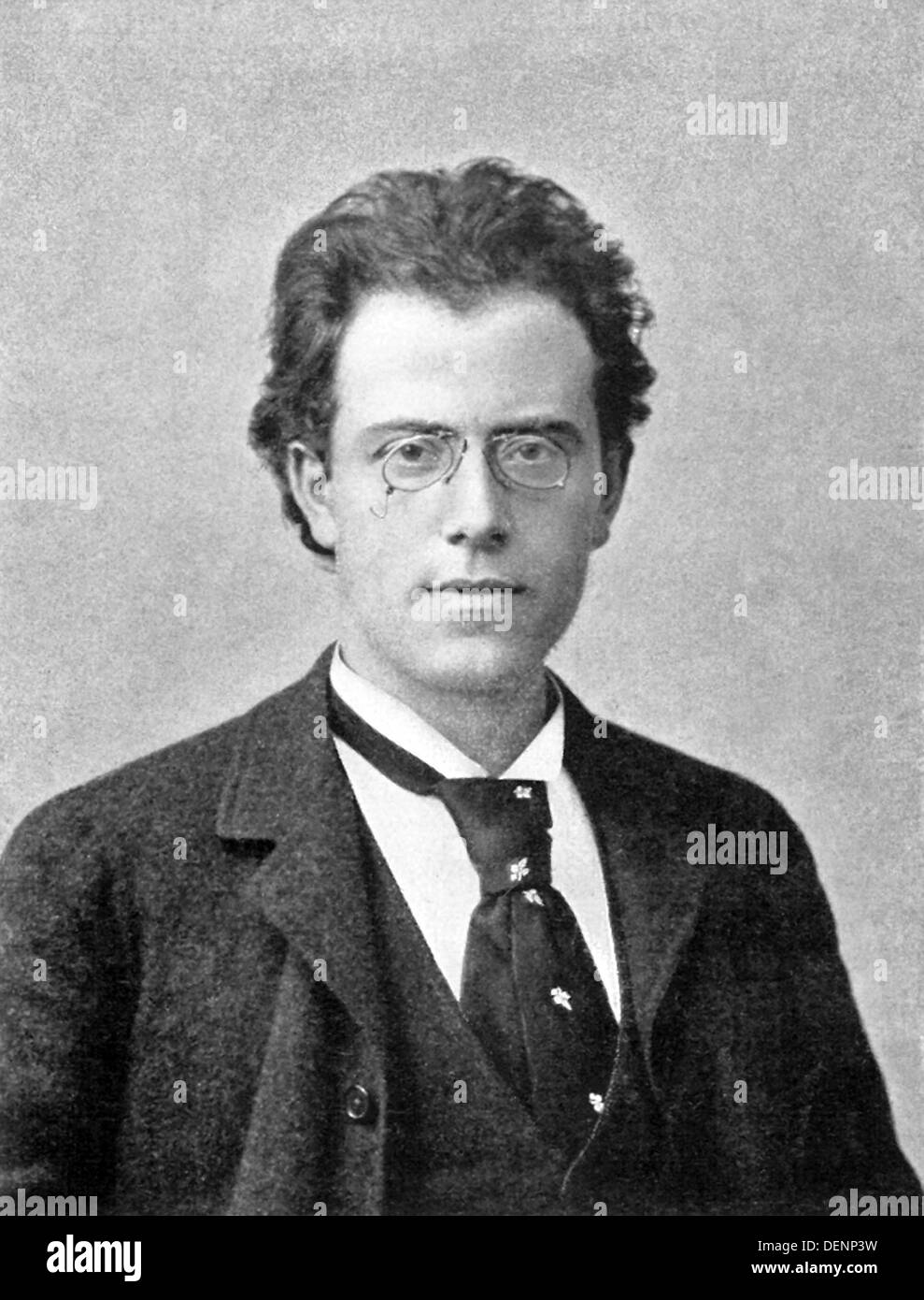 Gustav Mahler, il compositore austriaco Foto Stock