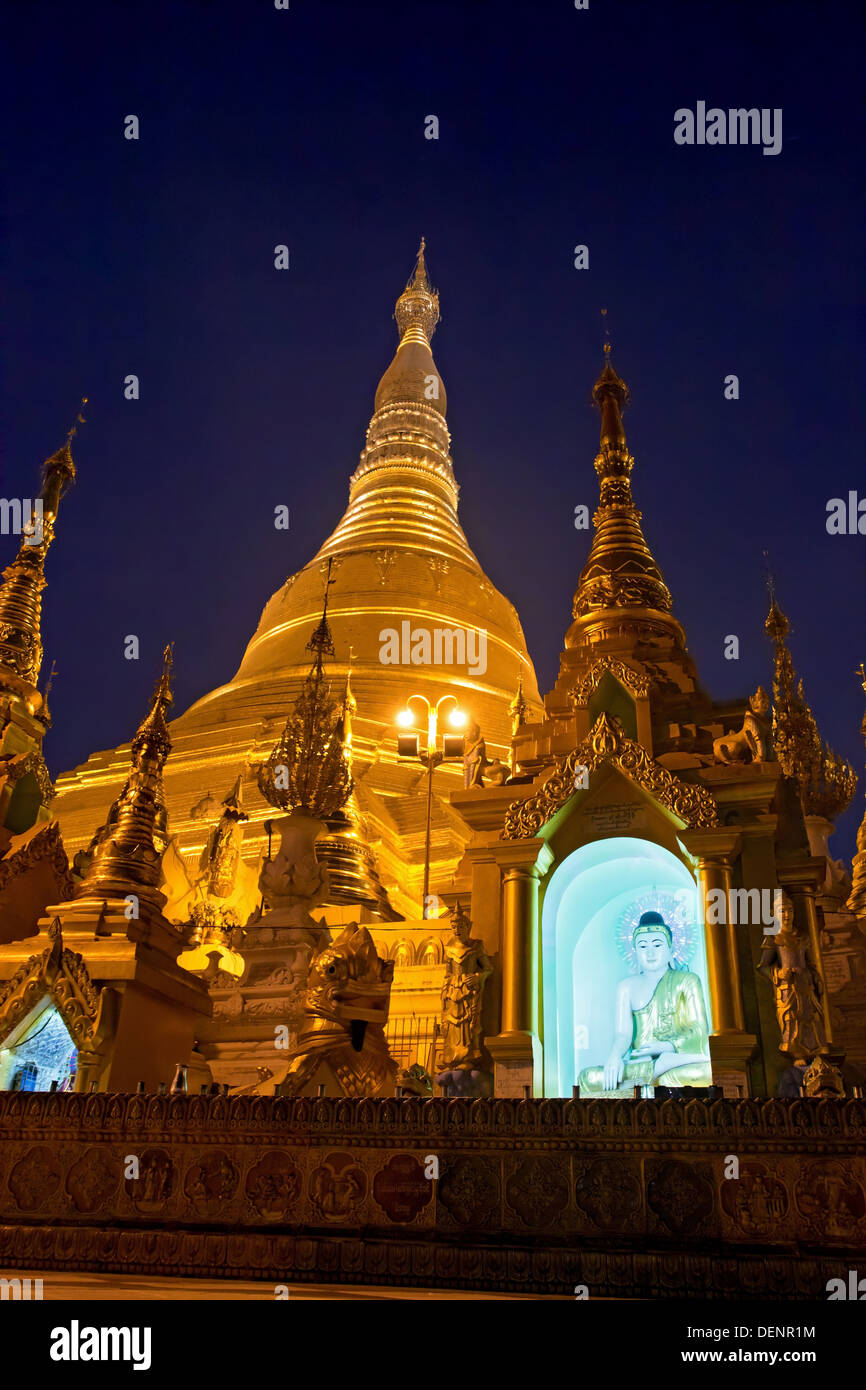 La Shwe Dagon Pagoda Foto Stock