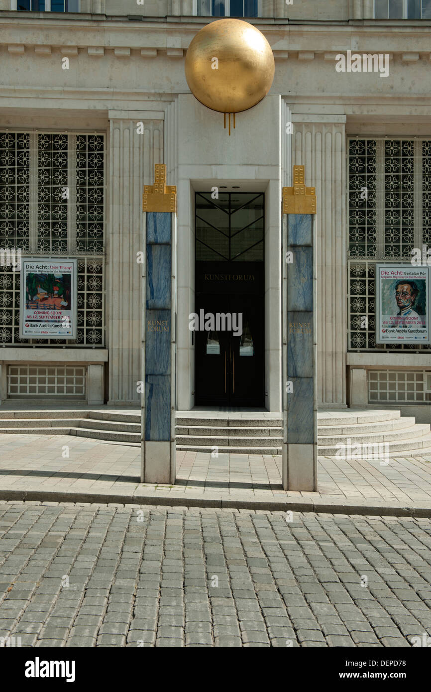 Österreich, Wien 1, Bank Austria Kunstforum, Freyung 8 Foto Stock