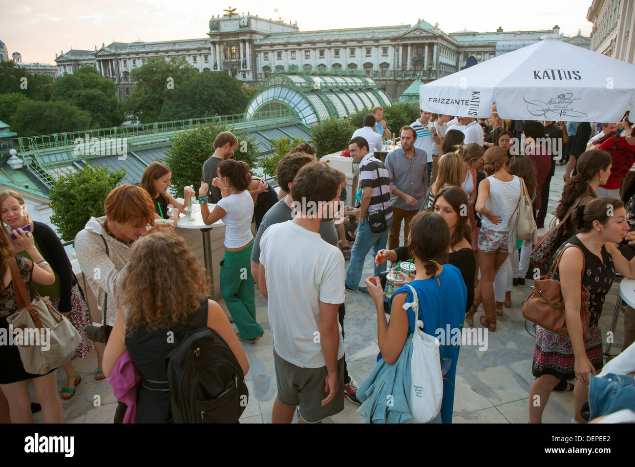 Österreich, Wien 1, Albertina, dopo Work Party Foto Stock