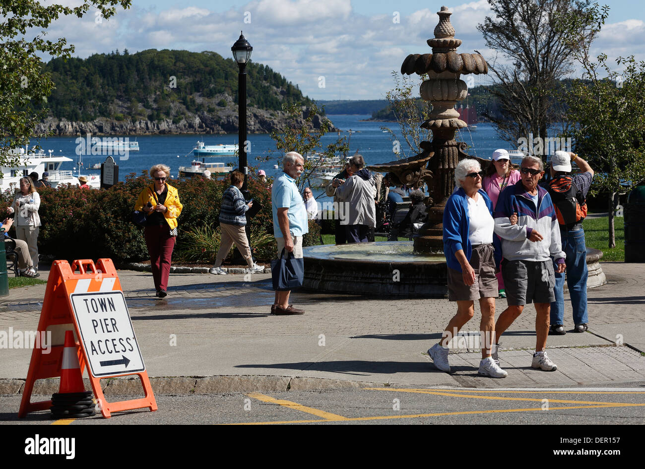 Bar Harbor, Maine Foto Stock