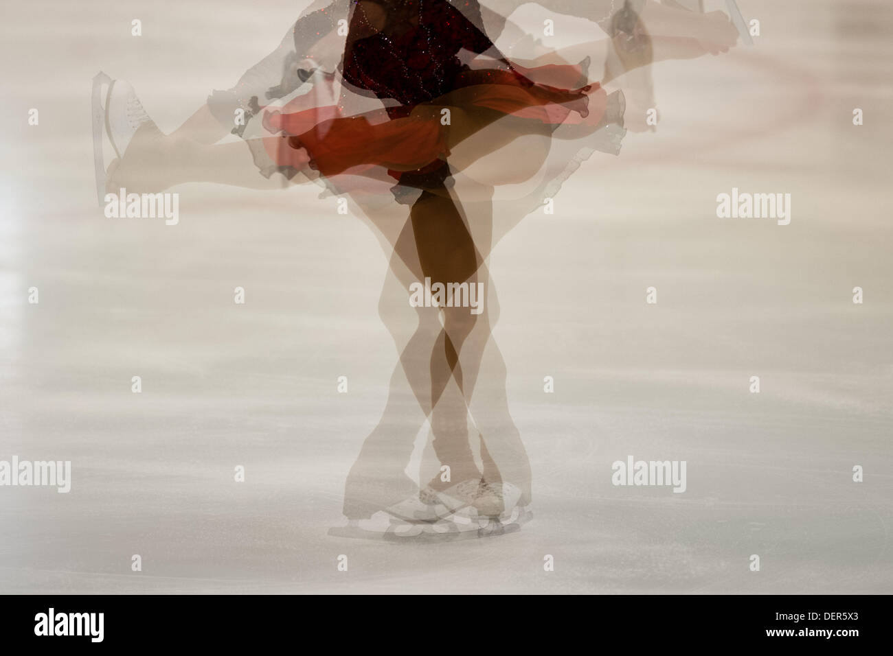 L'ambiance shot, 20 settembre 2013 - Pattinaggio di Figura : Junior Ladies breve programma dell'ISU Trofeo Lombardia 2013 in Palasesto, Sesto San Giovanni, Italia, (foto di Enrico Calderoni/AFLO SPORT) [0391] Foto Stock