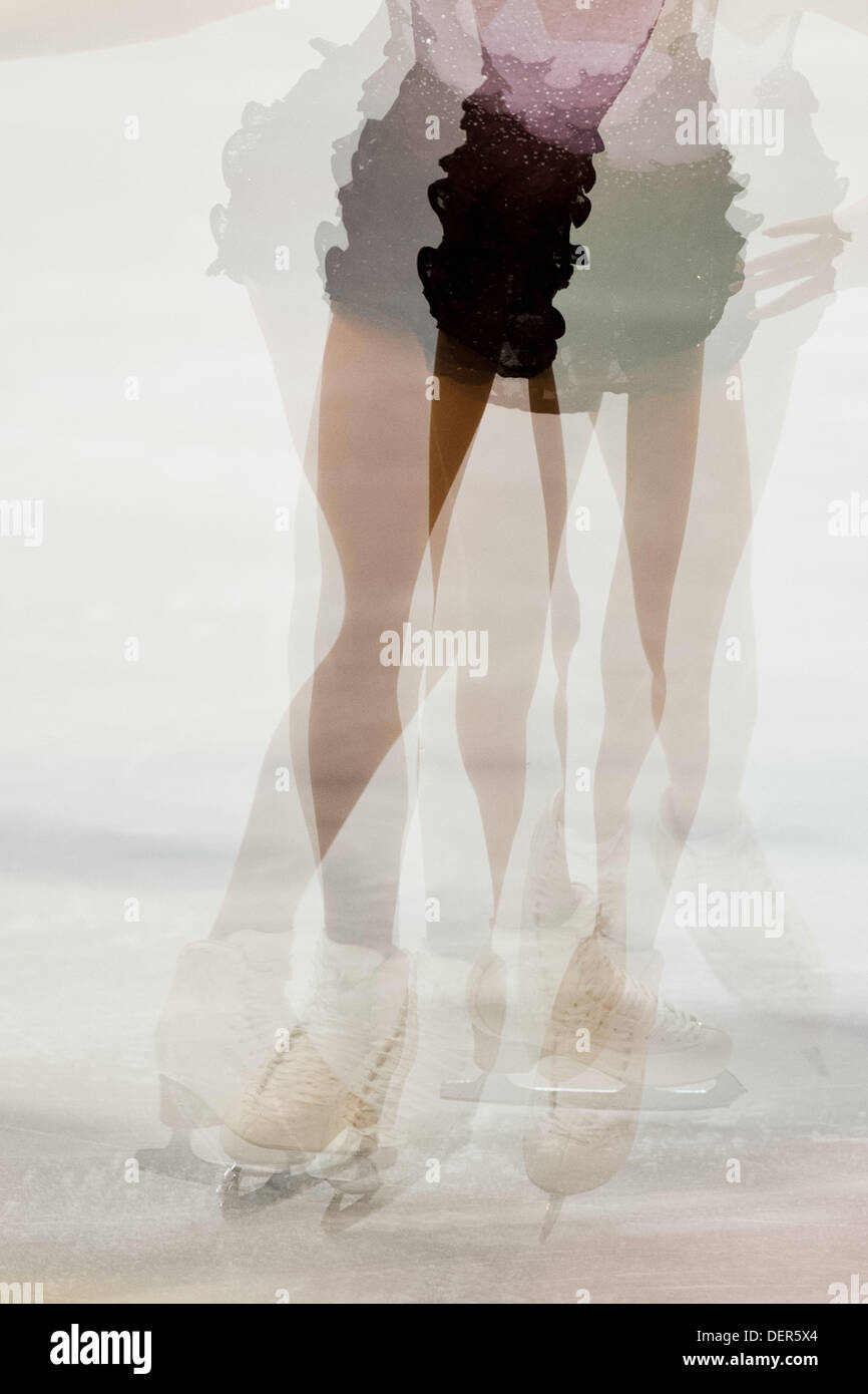 L'ambiance shot, 20 settembre 2013 - Pattinaggio di Figura : Junior Ladies breve programma dell'ISU Trofeo Lombardia 2013 in Palasesto, Sesto San Giovanni, Italia, (foto di Enrico Calderoni/AFLO SPORT) [0391] Foto Stock