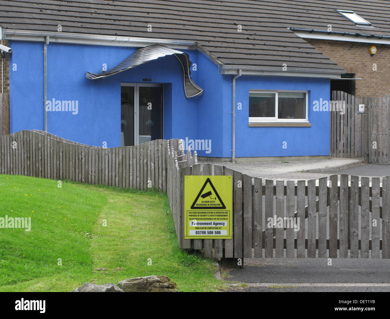 Kielder Centro di salmone, Kielder Village, Northumberland, Regno Unito Foto Stock
