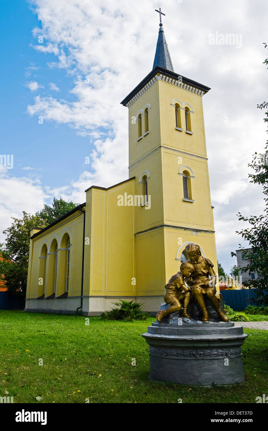 Chiesa di Salisburgo, Gusev, Oblast di Kaliningrad, Russia Foto Stock