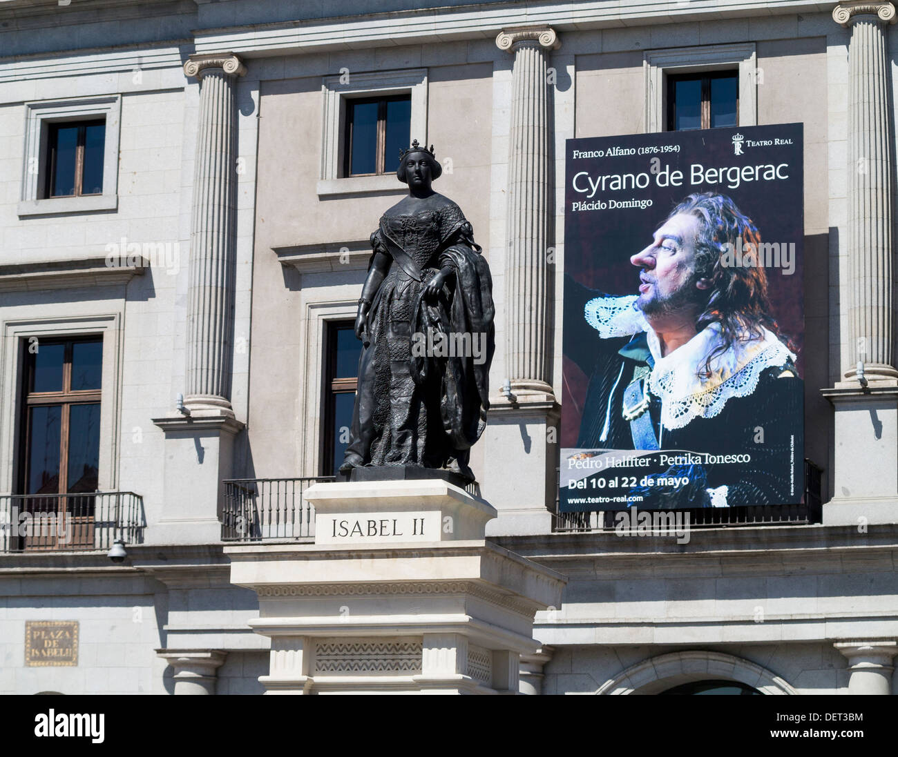 Plaza de Isabel II, Madrid Foto Stock