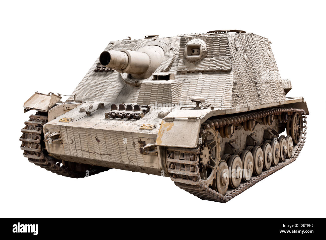 Un 150mm StuH 43 (Sd.Kfz.166) semoventi chiudi supporto pistola. Utilizzato dai nazisti forze tedesche durante il WW2 Foto Stock