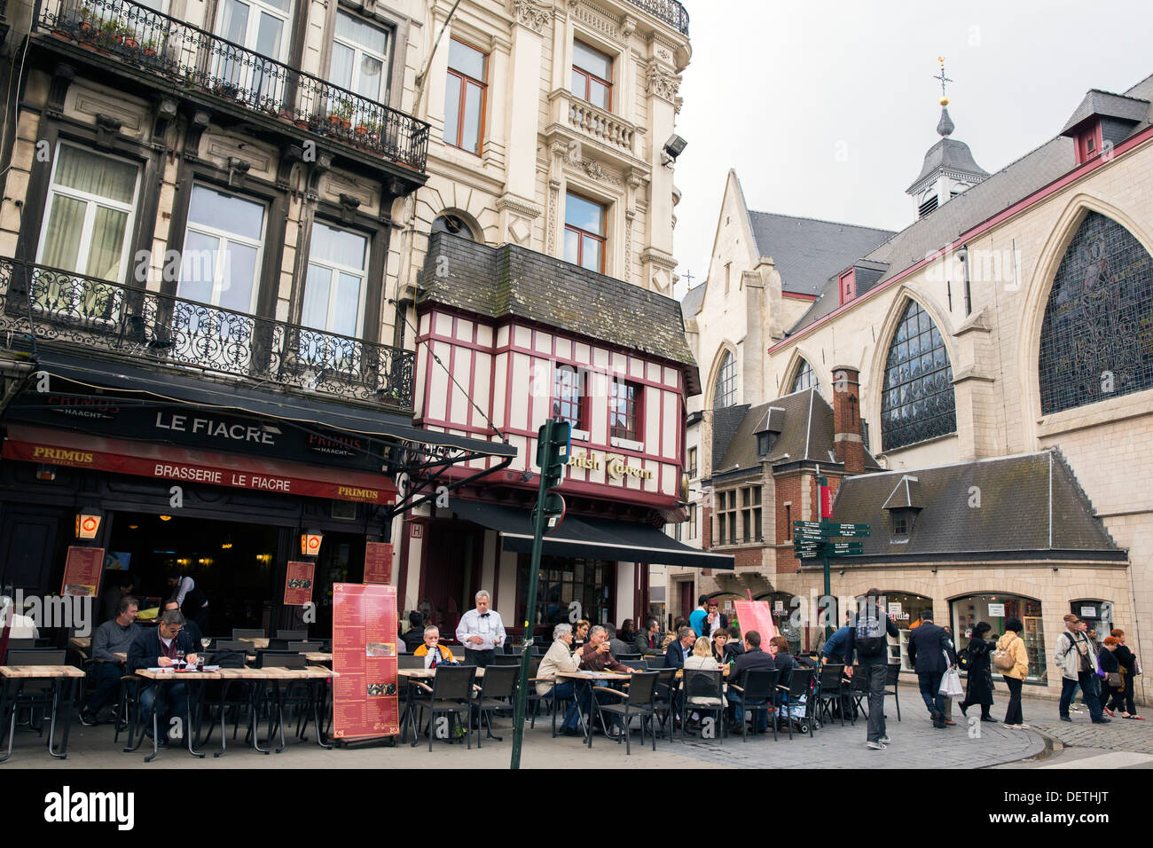 La Brasserie nel centro di Bruxelles. Foto Stock