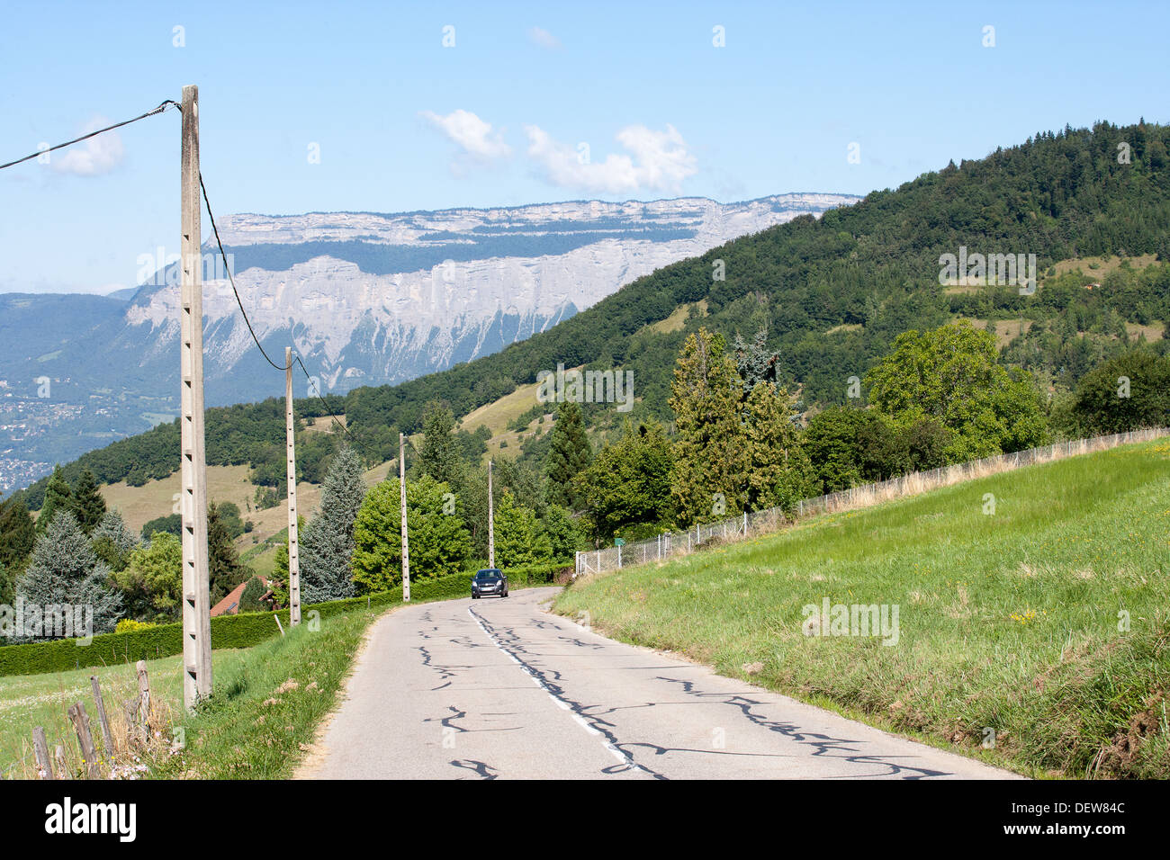 Vicino a Grenoble Rodano Alpi Alpes Francia Foto Stock