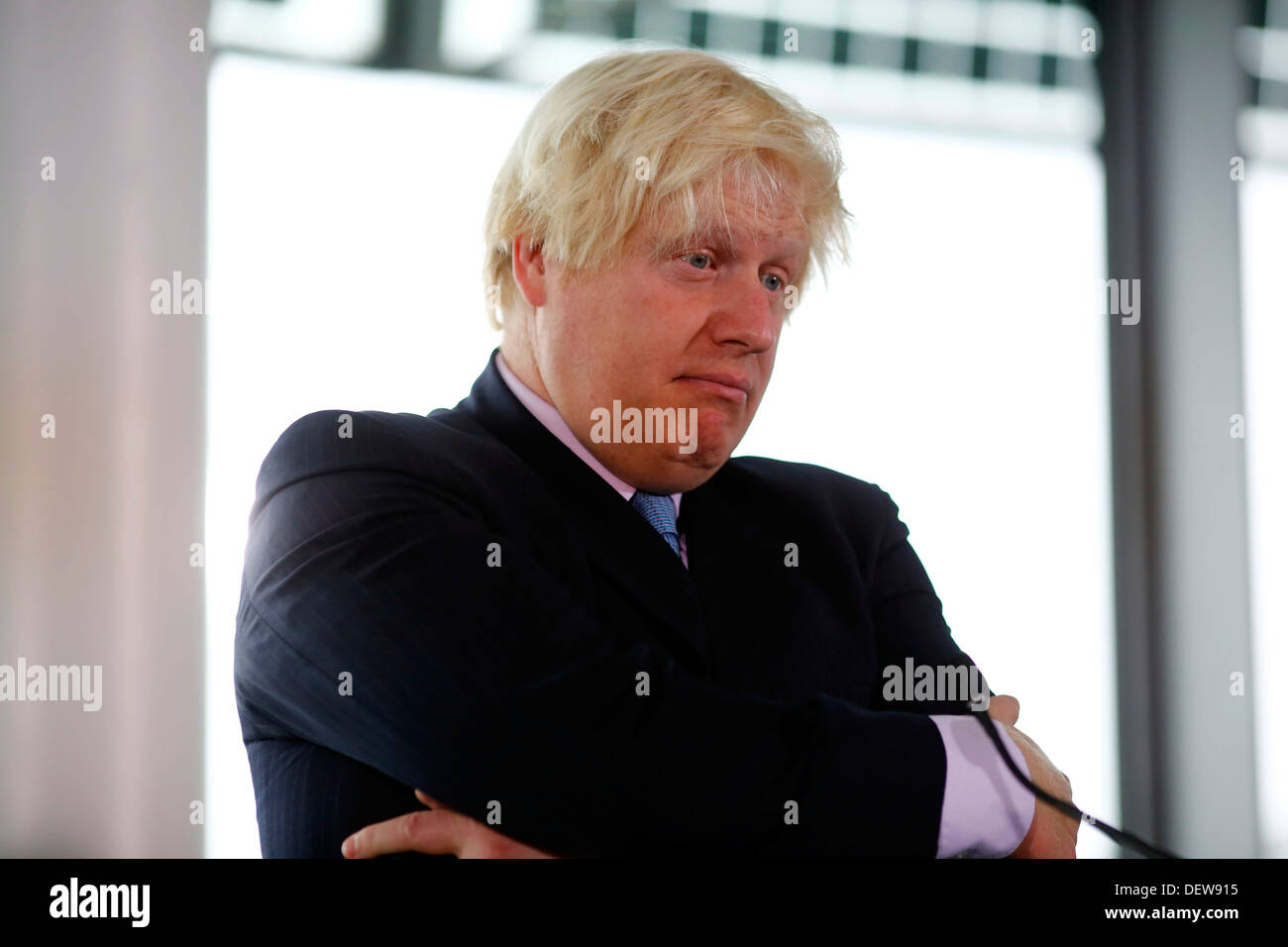 Il sindaco di Londra Boris Johnson il 24 settembre 2013 Foto Stock