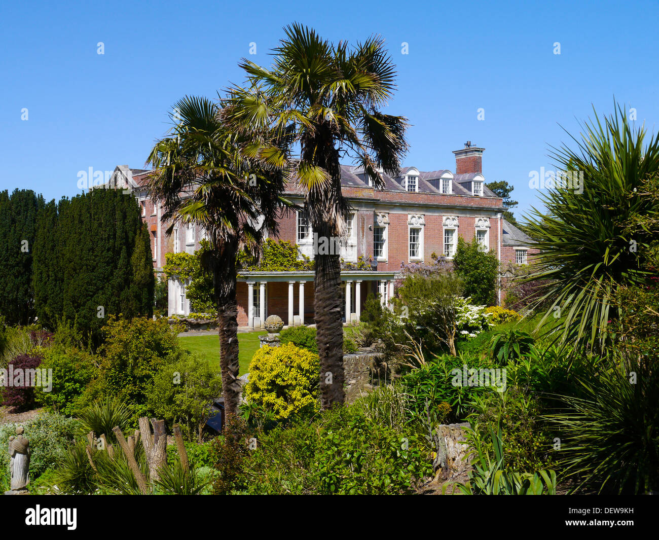 Tapeley House Mansion, North Devon, Inghilterra, Regno Unito Foto Stock