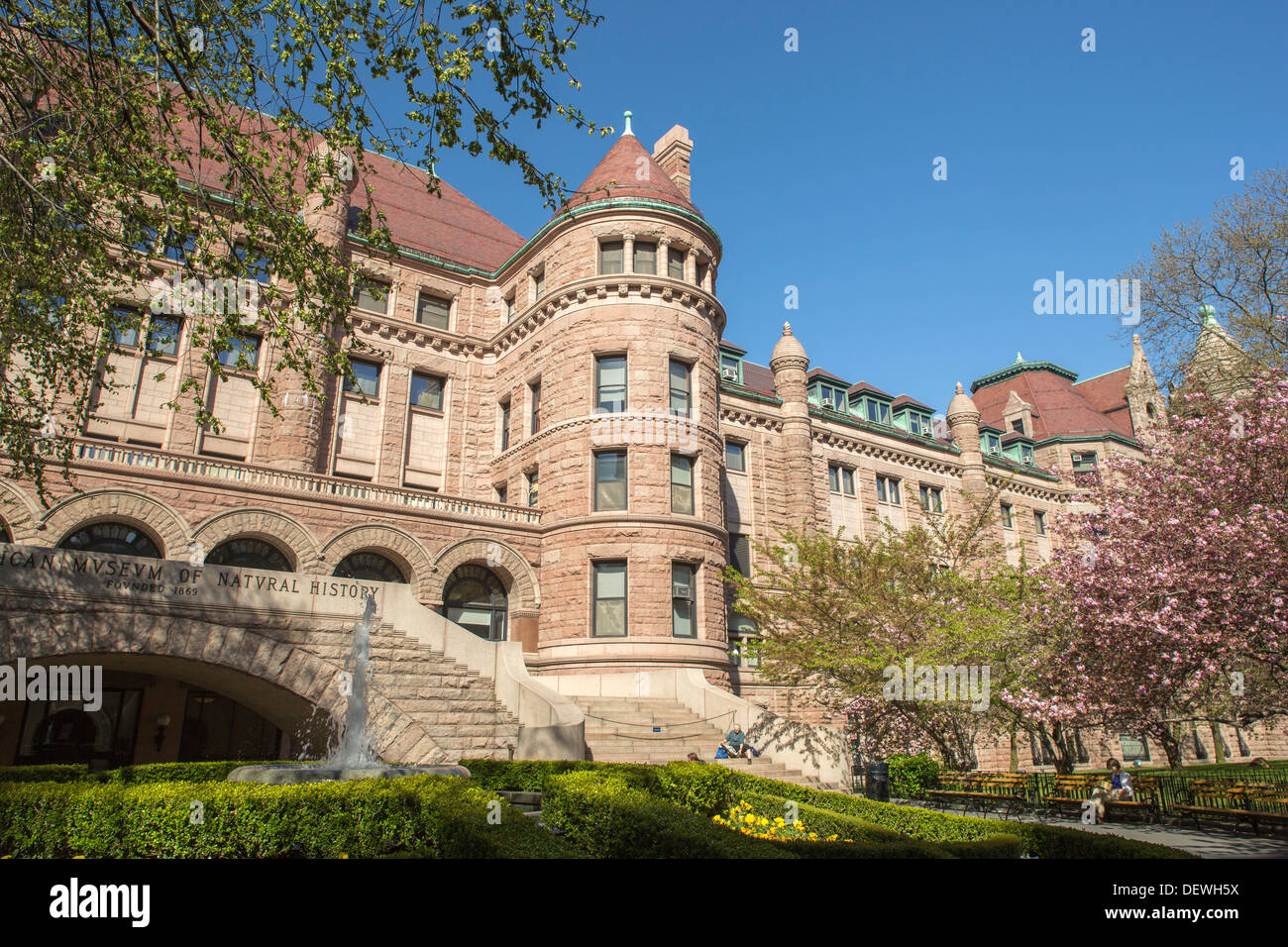 Il Museo Americano di Storia Naturale Upper Westside MANHATTAN NEW YORK CITY USA Foto Stock