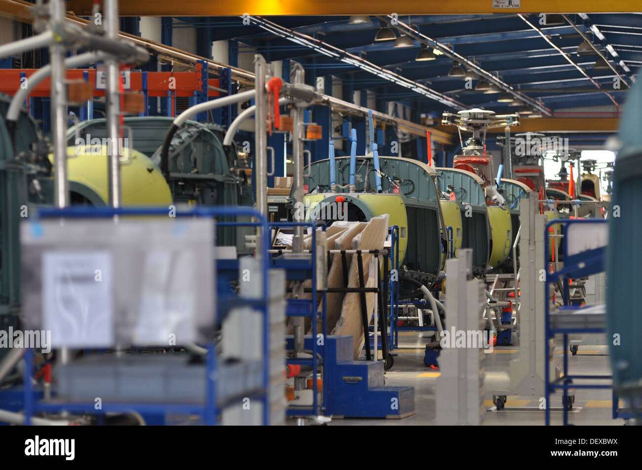 Ecureuil fennec EADS Eurocopter airbus elicotteri, Open day ' la giornata della famiglia ' presso il sito produttivo a marignane, Francia. Foto Stock