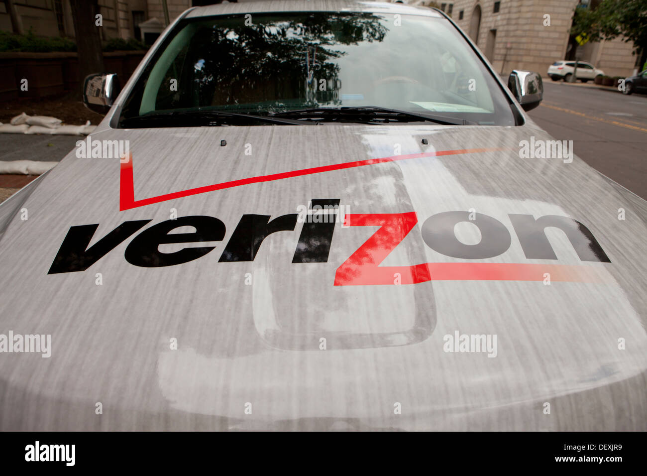 Verizon auto aziendale Foto Stock