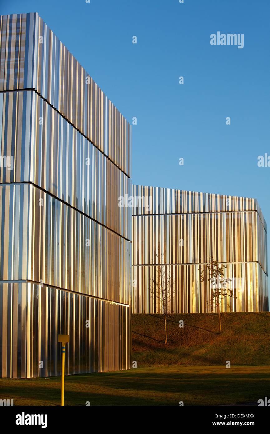 Edificio, Cic Energigune, Energia Cooperativa Centro di ricerca, Miñano, Alava Technology Park, Paesi Baschi Foto Stock